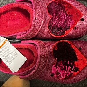 Valentine Crocs (Color Changing  Sequins )